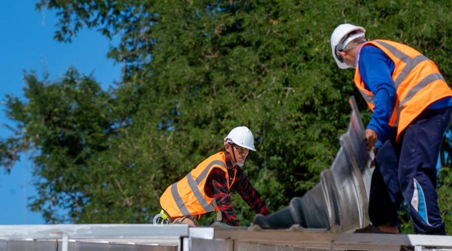 Professional metal roof installation in Slayden, TN